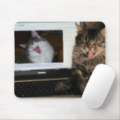 Lachen auf dem Video Zoom-Mauspad Mousepad (Mit Mouse)