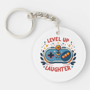 Lachen aufleveln schlüsselanhänger