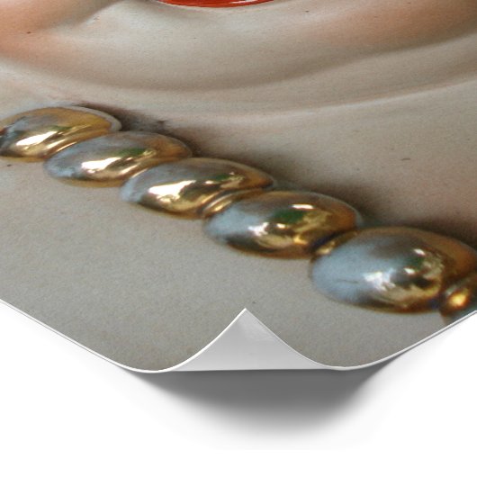 "Lachen Buddha" Poster (Ecke)