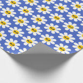 Lachen Daisy Wrapping Paper Geschenkpapier (Ecke)