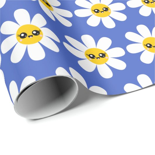 Lachen Daisy Wrapping Paper Geschenkpapier (Rolleneckpunkt)