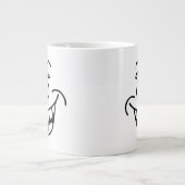 Lachen Emoji Jumbo-Tasse (Vorderseite)