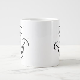 Lachen Emoji Jumbo-Tasse