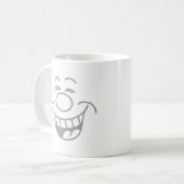 Lachen Emoji Kaffeetasse (Vorderseite Links)