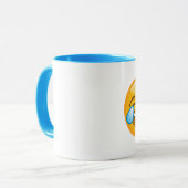 Lachen Emoji Tasse (Vorderseite Links)