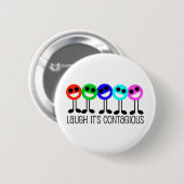 Lachen Es ist ansteckend Button (Vorne & Hinten)