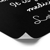 Lachen Gute Medizin — Kunst Print_ Poster (Ecke)