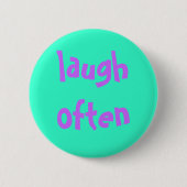 Lachen häufig button (Vorderseite)