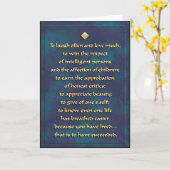 Lachen häufig… karte (Gelbe Blume)