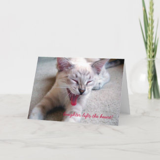 Lachen hebt das Herz! Karte