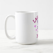 Lachen Heilt Niedlich Llama Kaffeetasse (Links)