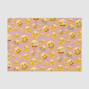 Lachen heraus lautes (lol) Emoji Muster Seidenpapier