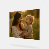 Lachen in Bloom - Eine Springtime-Anleihe Acrylschild (Winkel)