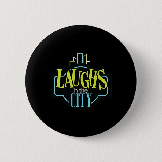 Lachen in der Stadt Button (Vorderseite)