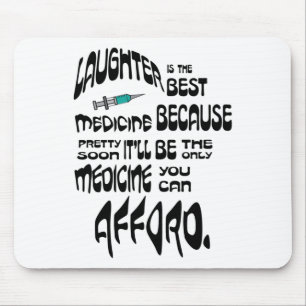 Lachen ist das beste medikamentöse mousepad