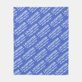Lachen ist das beste Medizin-Fleece-Blanket Fleecedecke (Vorderseite)