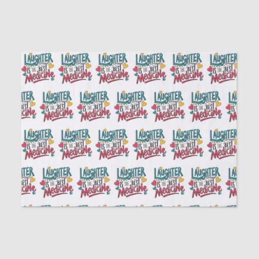 Lachen ist das beste medizinisches Gewebepapier Seidenpapier (Vorderseite)