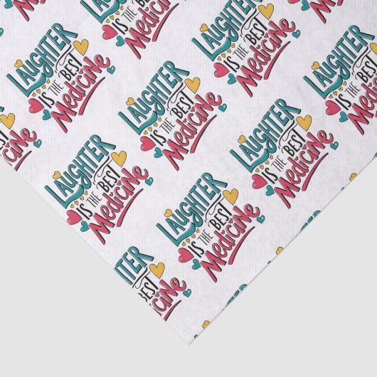 Lachen ist das beste medizinisches Gewebepapier Seidenpapier (Ausschnitt)
