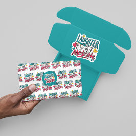 Lachen ist das beste medizinisches Gewebepapier Seidenpapier