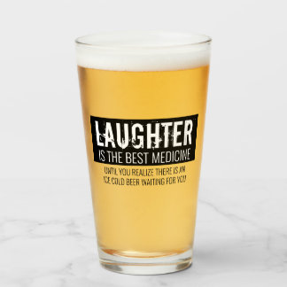 Lachen ist das Motivierend Medizin-Funny Glas