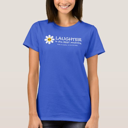 Lachen ist der beste T - Shirt (Vorderseite)