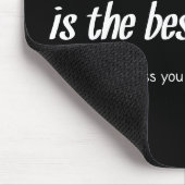 Lachen ist die beste Medizin | Funny Zitat Mousepad (Ecke)