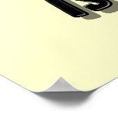 Lachen ist die beste Medizin Poster (Ecke)