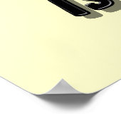 Lachen ist die beste Medizin Poster (Ecke)