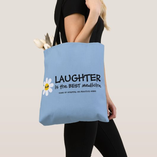 Lachen ist die beste Medizin-Tasche Tasche (Von Nahem)