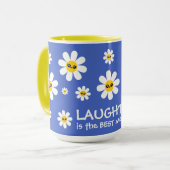 Lachen ist die beste Medizin-Tasse Tasse (Vorderseite Links)
