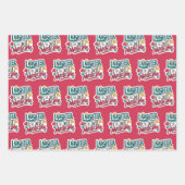 Lachen ist die beste Medizin-Wrapping Sheets Geschenkpapier Set (Vorderseite 3)