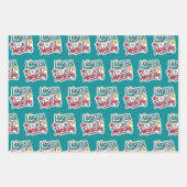 Lachen ist die beste Medizin-Wrapping Sheets Geschenkpapier Set (Vorderseite)