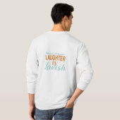 Lachen ist ein aufwändiger T - Shirt (Schwarz voll)