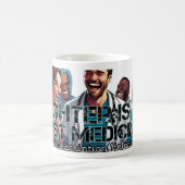 Lachen ist Medizin: Humorales Apparel & Geschenke Kaffeetasse (Mittel)