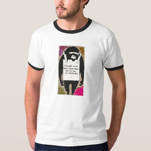 Lachen jetzt T-Shirt (Vorderseite)