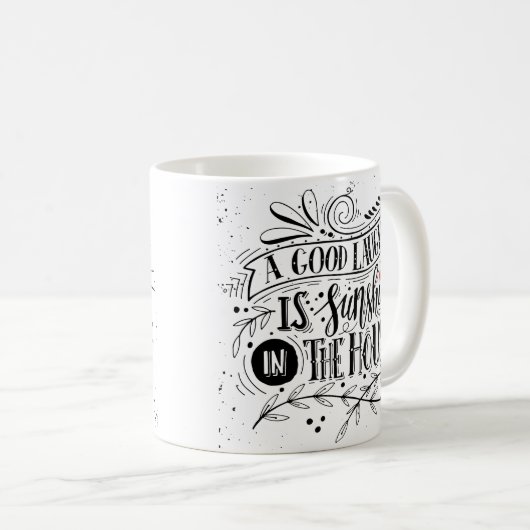 Lachen Kaffeetasse (VorderseiteRechts)