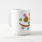 Lachen-Lächeln-Tasse Kaffeetasse (Vorderseite Links)