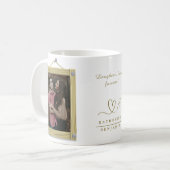 Lachen, Liebe, für immer ein paarwallisches Foto Kaffeetasse (Vorderseite Links)