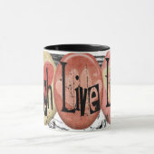 Lachen-LiveLiebe Tasse (Zentrum)