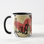 Lachen-LiveLiebe Tasse (Links)