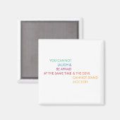 Lachen löscht Feat Magnet (Vorderseite/Rückseite)