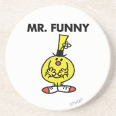 Lachen mit Blume Getränkeuntersetzer (Vorne)