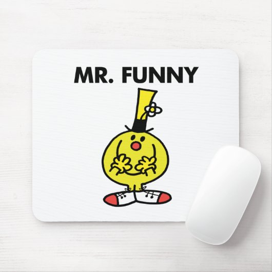 Lachen mit Blume Mousepad (Mit Mouse)