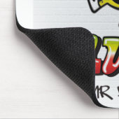 Lachen mit Herrn Funny Mousepad (Ecke)