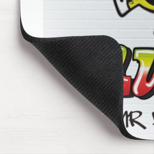 Lachen mit Herrn Funny Mousepad (Ecke)