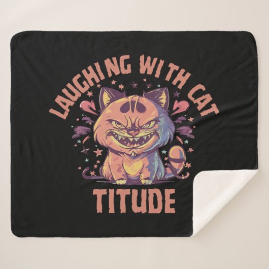 Lachen mit Katzenhöhe Sherpadecke (Vorderseite (Horizontal))