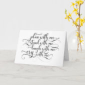 Lachen mit mir - Vorschlag für eine süße Bridesmai Karte (Gelbe Blume)