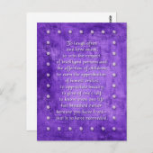 Lachen oft, Liebe viel... Postcard. Postkarte (Vorne/Hinten)