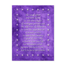 Lachen oft, Liebe viel... Postcard.