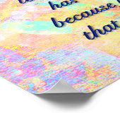 Lachen oft, Liebe viel... Poster Print. (Ecke)